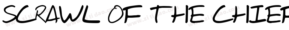Scrawl Of The Chief字体转换